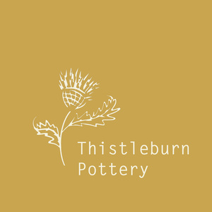 Logo - Thistleburn Pottery - includes a scottish thistle